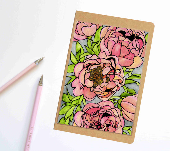 Floral Carpet Note Book / Sketchbook / Journal