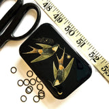 Celestial Swallows Notions Tin: Large