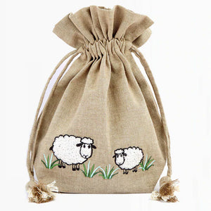 Meadow Sheep Project Bag, Lantern Moon