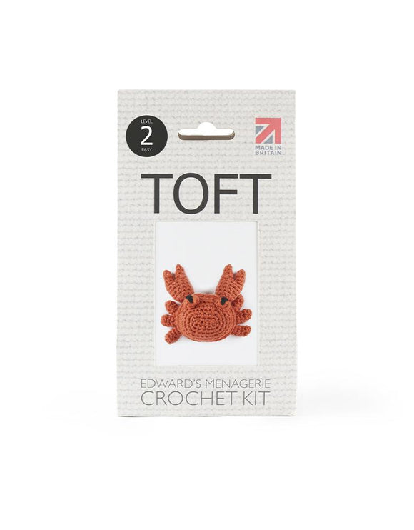 Toft-Edward's Menagerie-Cedric the Crab-Mini Crochet Kit