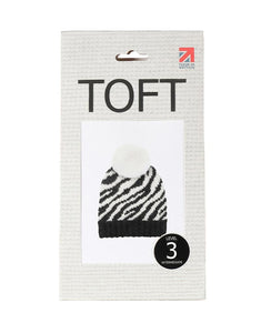 Toft - Zebra Hat Kit - Knit